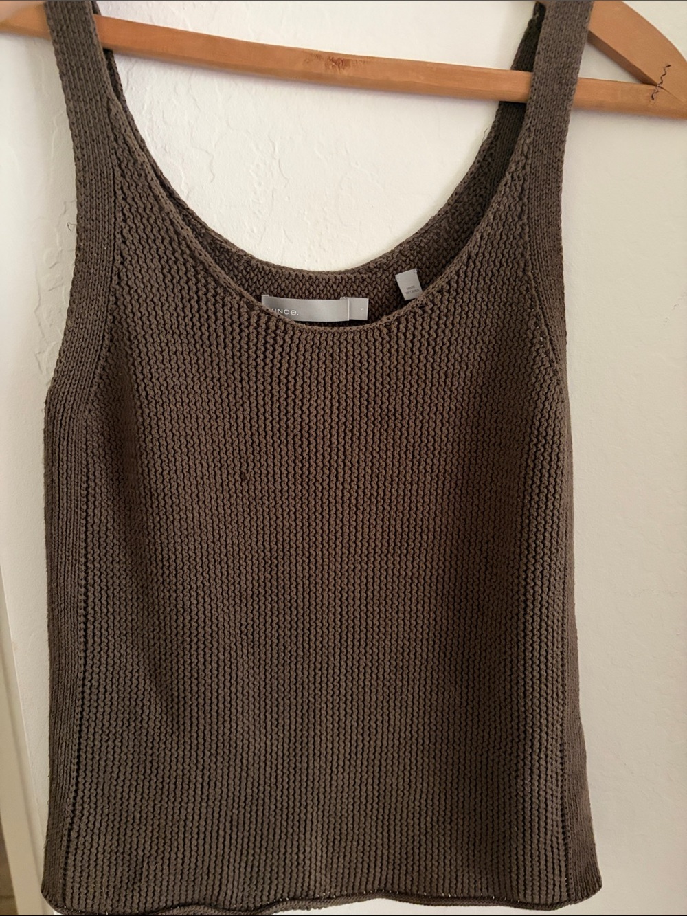 Vince Knit Cotton Tank